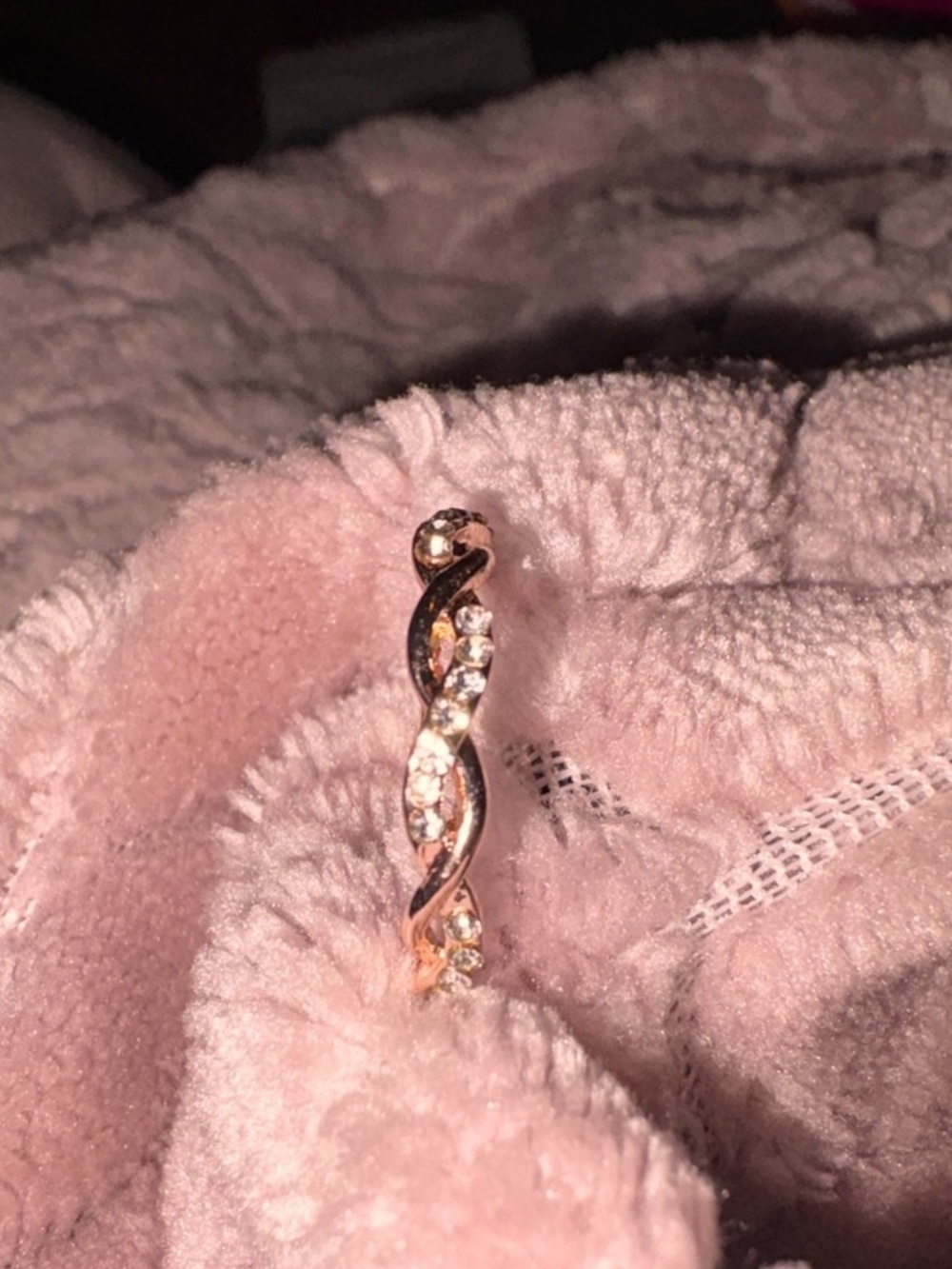 Twisted Knot Braid Shaped Ring